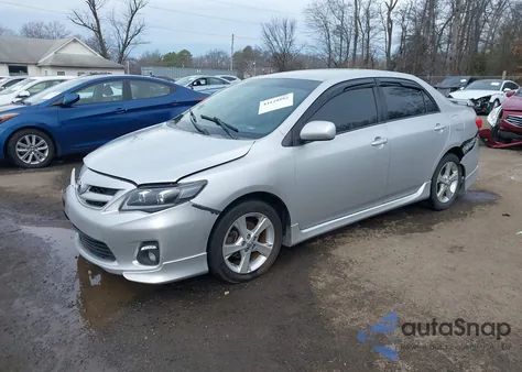 2011 Toyota Corolla S from USA, damaged, VIN 2T1BU4EE7BC608745